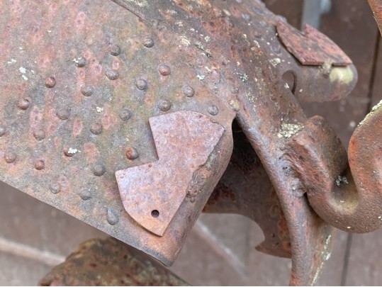 Bill Heise (American, 1942 - 2011) Found Metal Bird Sculpture