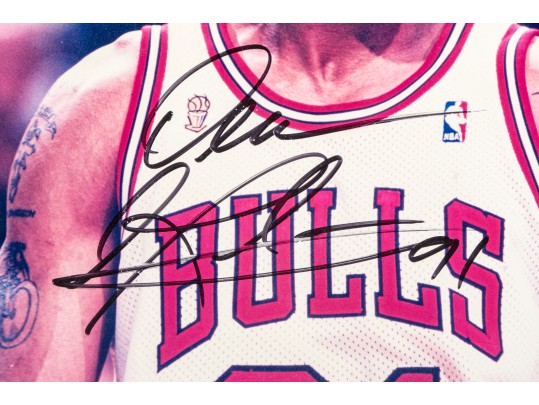 Collection Of 5 Autographed Basketball Photographs 