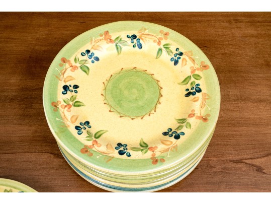 French 25 Piece Terre Provence Ceramic Service