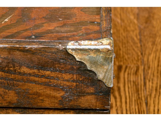 Antique Oak Tool Chest