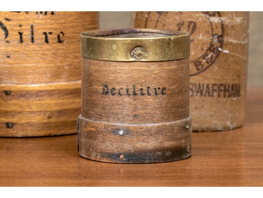 Decorative Semi Antique Collection Of 9 Mixed Media Table Wares