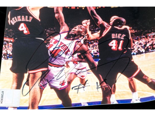 Collection Of 5 Autographed Basketball Photographs 