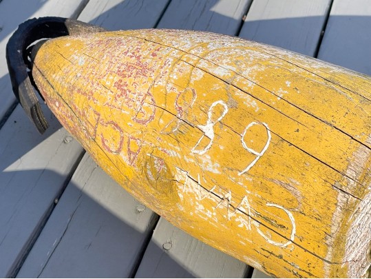 Fantastic Vintage Collection Of Paint Finished Nautical Buoys