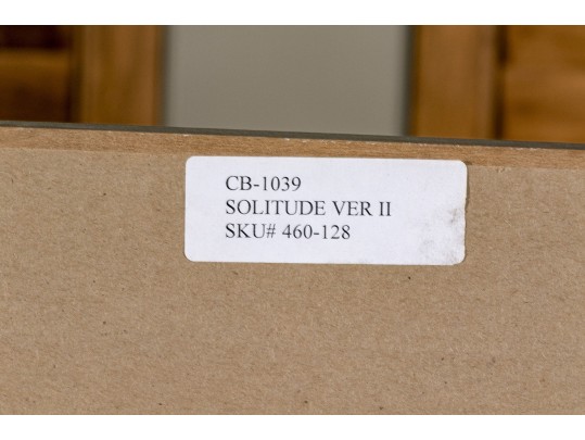 Beautiful Pastel On Paper, Coastal Landscape