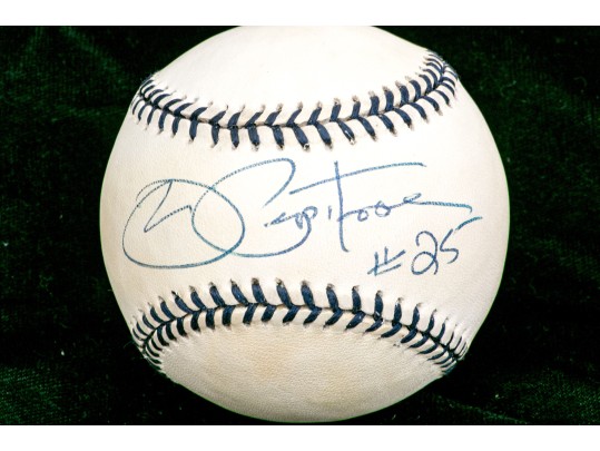 Grouping Of 4 MLB Autographed Baseballs, By Multiple Players