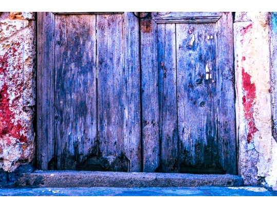 Fabulous Pair Of Decorative Photographic Prints Depicting Doorwells