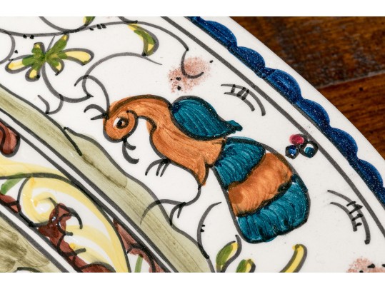 Hand Painted Nazari-Portugal For Williams Sonoma Ceramic Serving Dish