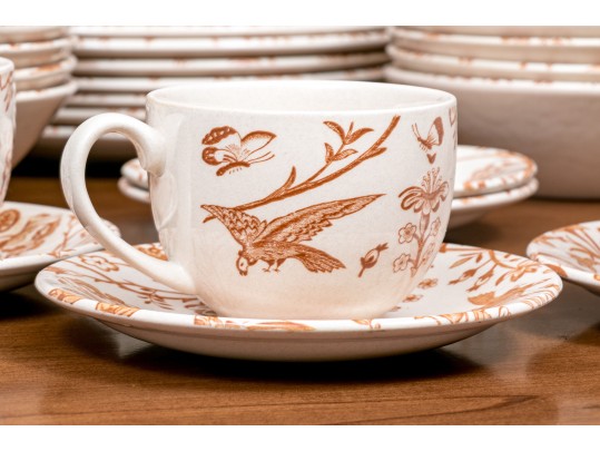 English Laura Ashley “Oriental Garden” Ironstone Dining Service