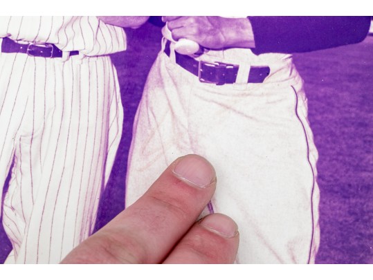 Autographed Willie Mays Photograph Yankees