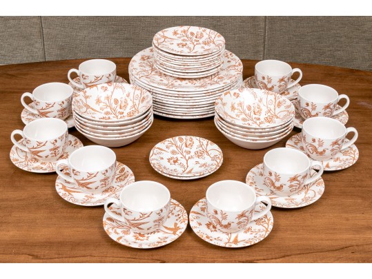 English Laura Ashley “Oriental Garden” Ironstone Dining Service