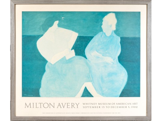 Milton Avery Whitney Museum Exhibition Poster, 1982