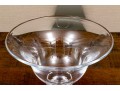 Simon Pearce Crystal Footed Bowl With Waterford Crystal Ring Dish