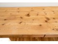 Charming Provincial Pine Table With Two Drawers 