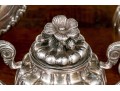 Vintage Three Piece Mexican Sterling Silver Tea Set, 60.72 OZT