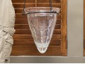 A Pair Of Decorative Glass Hanging Vases