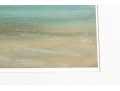 Beautiful Pastel On Paper, Coastal Landscape