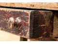 Vintage Oak Single Drawer Console Table