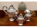 Vintage Three Piece Mexican Sterling Silver Tea Set, 60.72 OZT