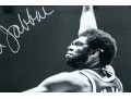 Autographed Kareem Abdul Jabar Photo With Stamp On Verso