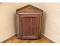 Diminutive Antique Oak Corner Cabinet