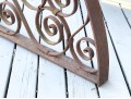 Vintage Wrought Iron French Transom