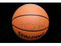 Signed Larry Bird Spaulding Game Sized Basketball