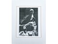 Autographed Kareem Abdul Jabar Photo With Stamp On Verso