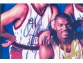 Autographed Houston Rockets Basketball Memorabilia Photograph