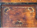 Asian Hand Painted And Carved Wooden Storage Chest