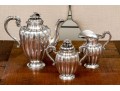 Vintage Three Piece Mexican Sterling Silver Tea Set, 60.72 OZT