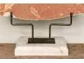 Extraordinary Fossil On An Iron And Marble Stand