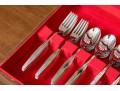 Wm. Rogers MFG. Co. Solid Stainless Steel Flatware Service, With Case