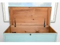 Fabulous Vintage Paint Finished Cedar Blanket Chest 