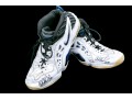 Autographed Allan Houston Basketball Shoes