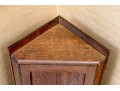 Diminutive Antique Oak Corner Cabinet
