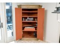 Charming, Provincial Style Corner Cabinet