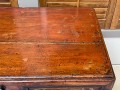 Asian Hand Painted And Carved Wooden Storage Chest