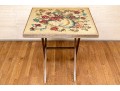 Antique Hand Painted Folding Games Table
