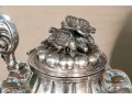 Vintage Three Piece Mexican Sterling Silver Tea Set, 60.72 OZT