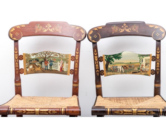 (1985 - 1991) Limited Edition Lambert Hitchcock Thanksgiving Chairs