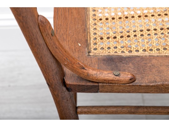 Vintage American Oak Pressback Chair