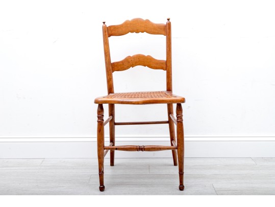 1970's American Country Ladder Back Children's Chair