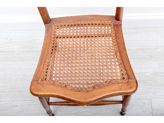 1970's American Country Ladder Back Children's Chair