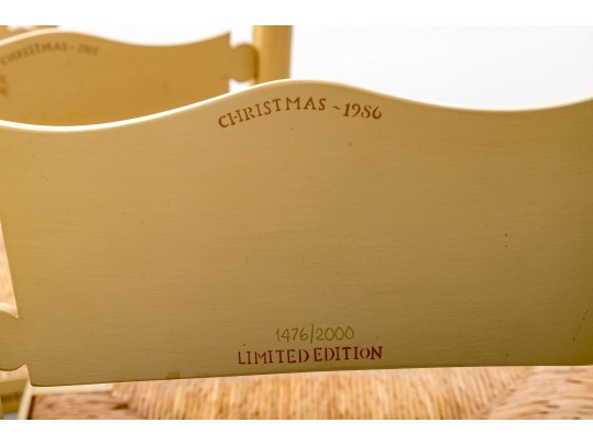 Five L. Hitchcock 1984 - 1991 Limited Edition Colonial Christmas Chairs