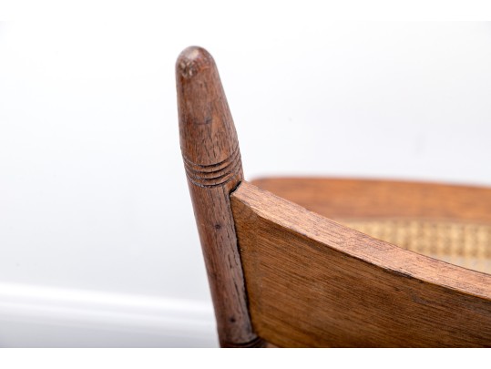 Vintage American Oak Pressback Chair