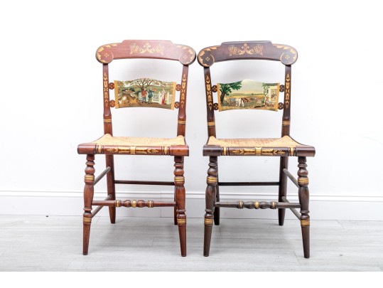 (1985 - 1991) Limited Edition Lambert Hitchcock Thanksgiving Chairs