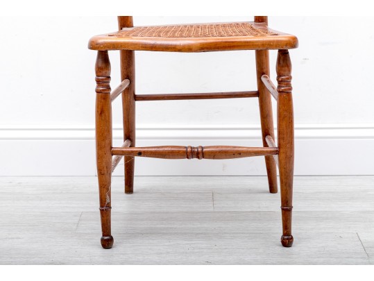 1970's American Country Ladder Back Children's Chair