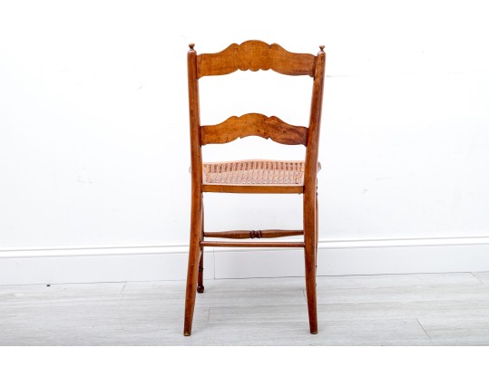 1970's American Country Ladder Back Children's Chair