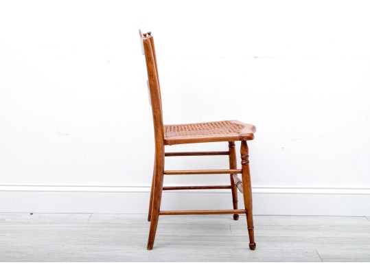 1970's American Country Ladder Back Children's Chair