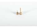 14k Yellow Gold Diamond Stud Earrings